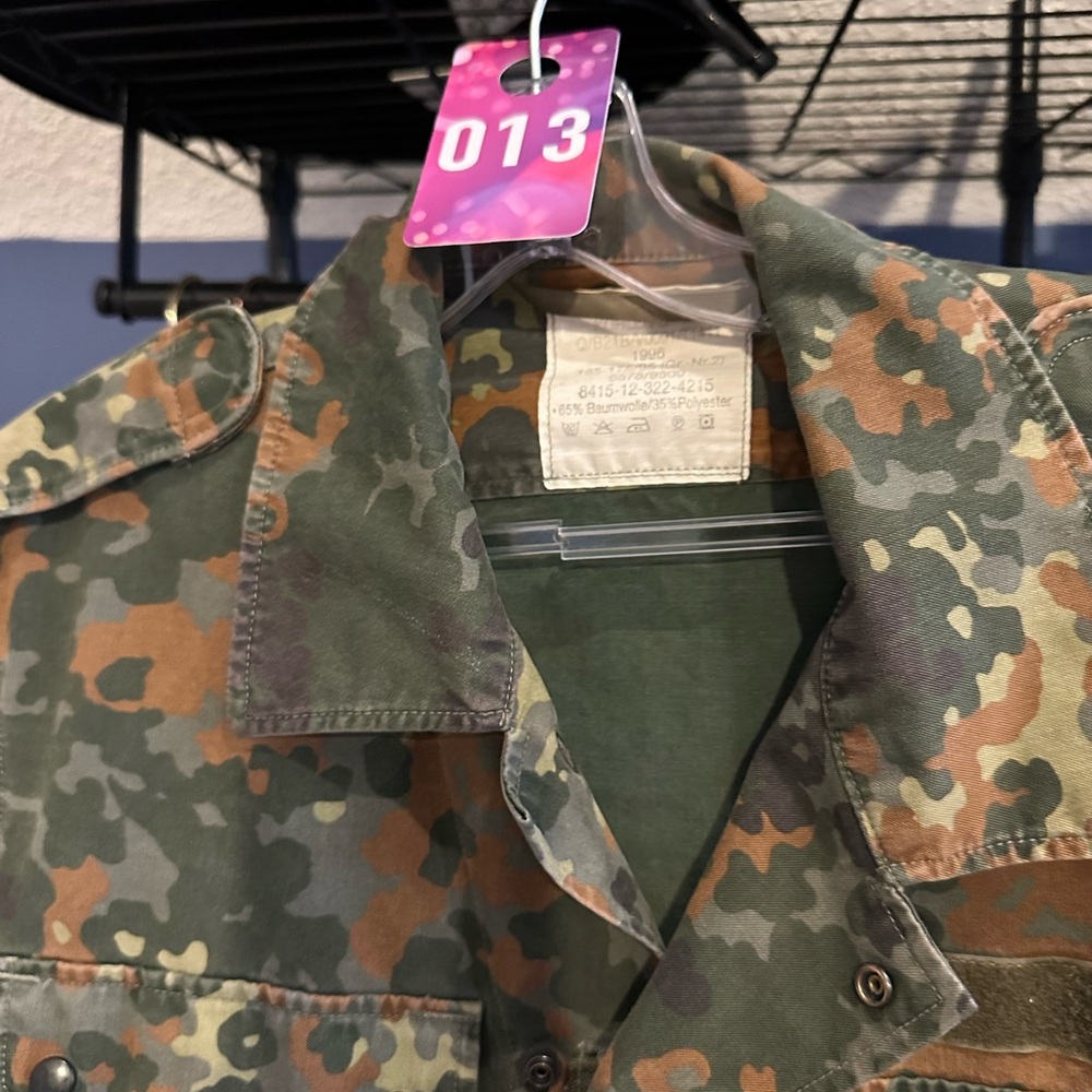 Vintage GE Kohler Flecktarn Field Shirt Jacket German Military 1996 No Flags - Picture 10 of 10